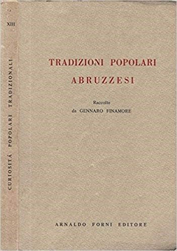 Einband der „Tradizioni popolari abruzzesi“