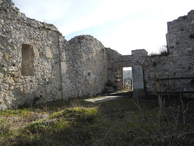 The ruins of the church of Sant'Egidio