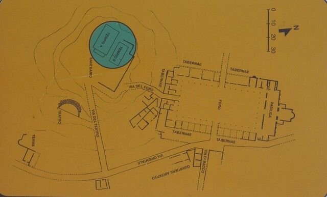General plan of the settlement of Iuvanum